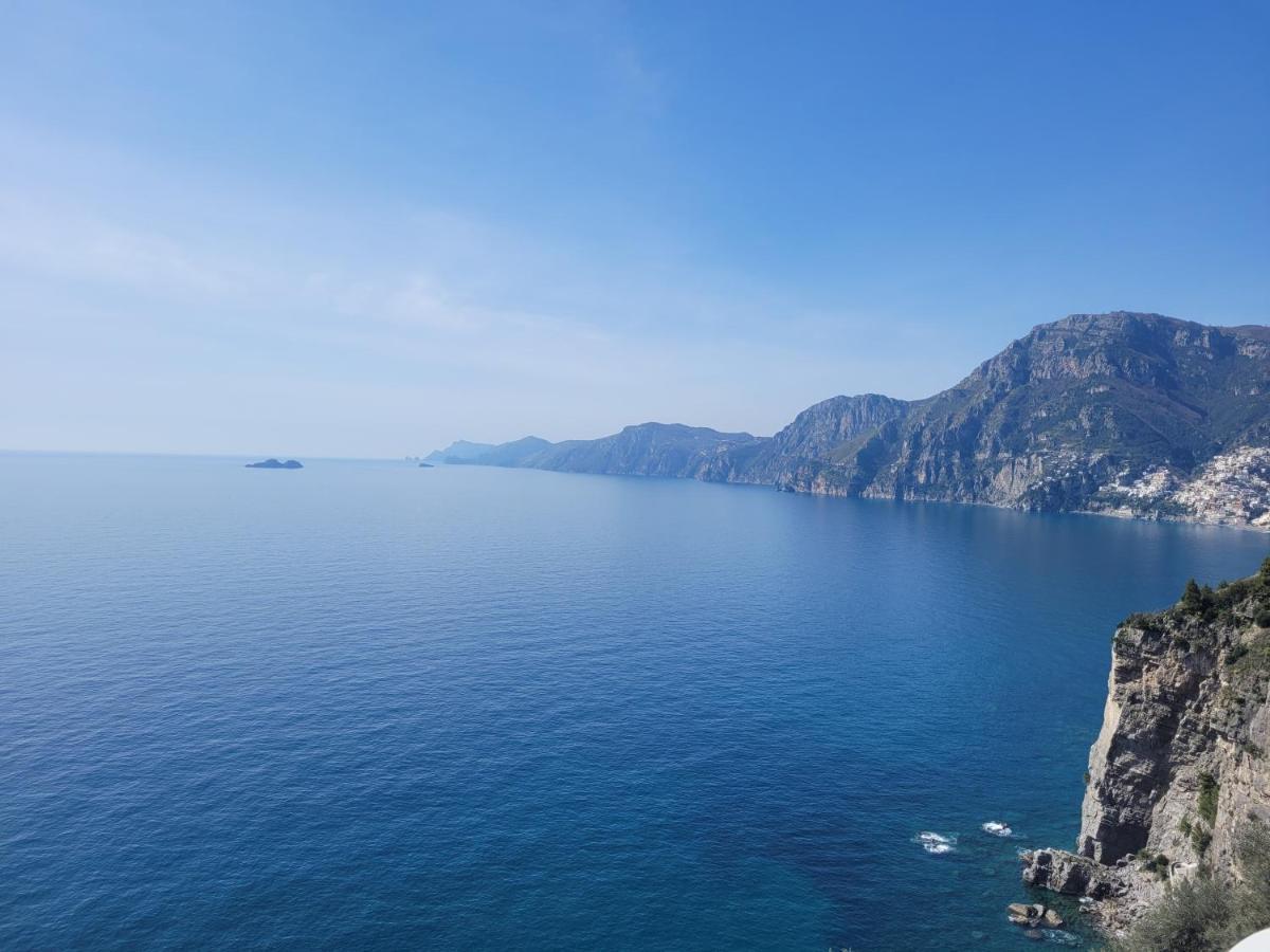 Terrazza Di Rosa - Sea View Villa Praiano Luaran gambar
