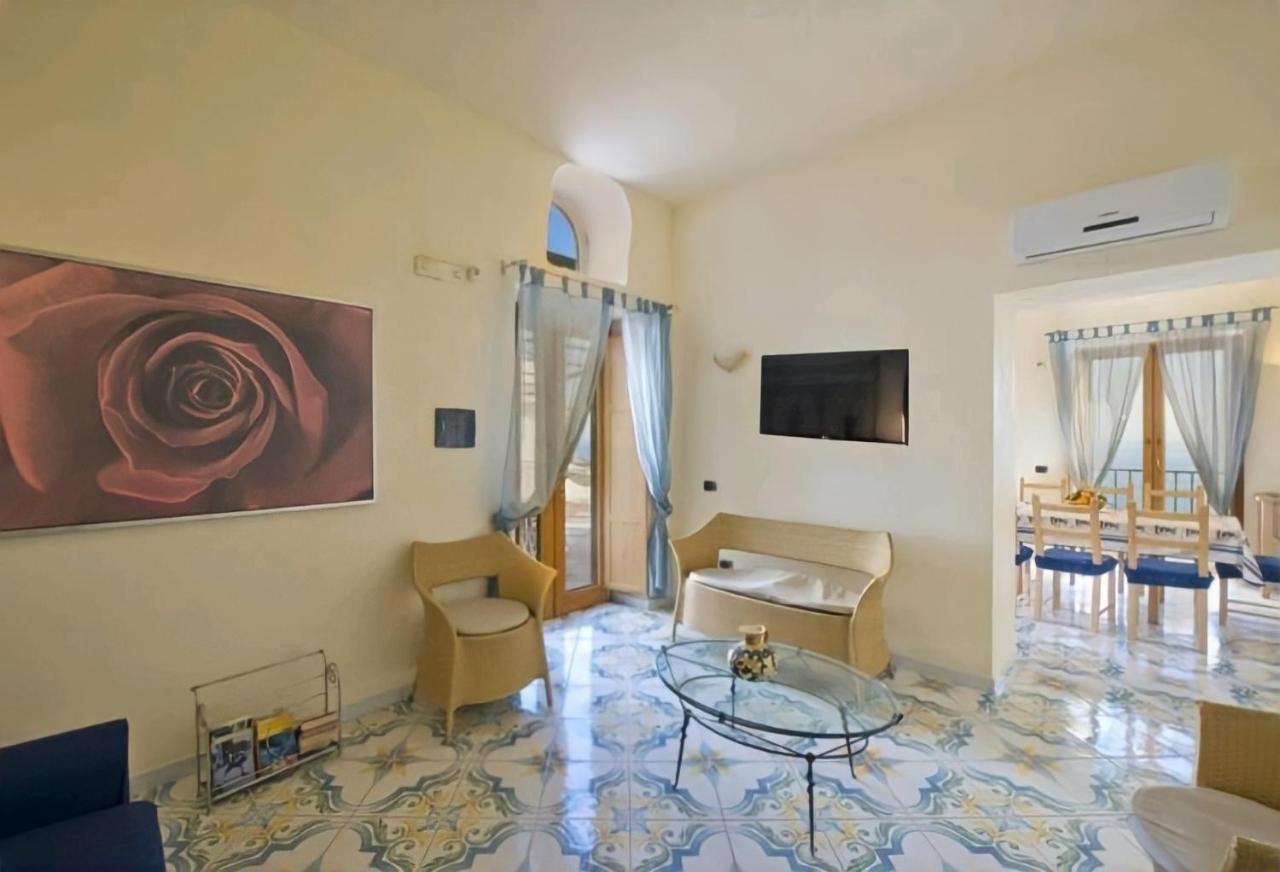 Terrazza Di Rosa - Sea View Villa Praiano Luaran gambar
